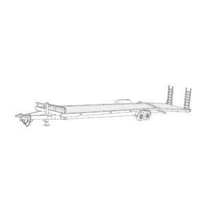 82 x 20 Steel 10,000 lbs. Equipment Trailer