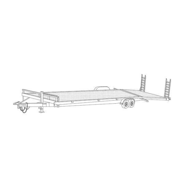 82 x 36 Steel 14,000 lbs. Equipment Trailer