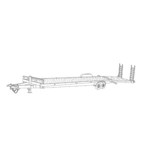 8.5 x 20 Deckover Trailer (20,000 lb) – Max Built