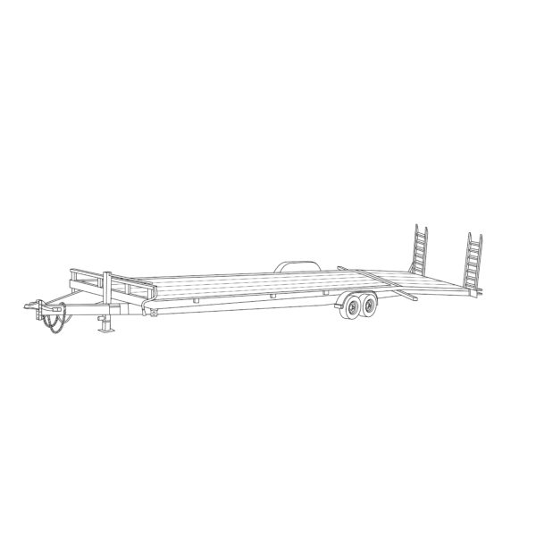 8.5 x 35 Deckover Trailer (14,000 lb) – Max Built