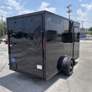 6 x 12 Single Axle Enclosed Trailer